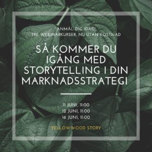 Storytelling webinar